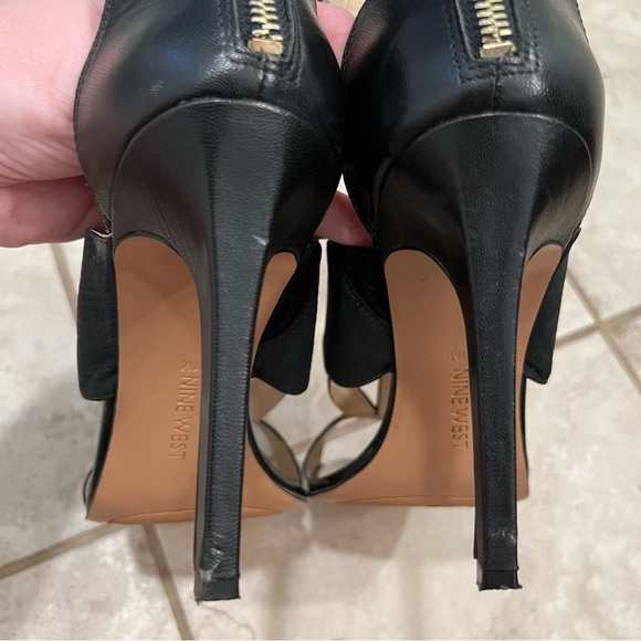 Nine West Kiralee black gladiator heels 11 / 12 - Picture 5 of 12